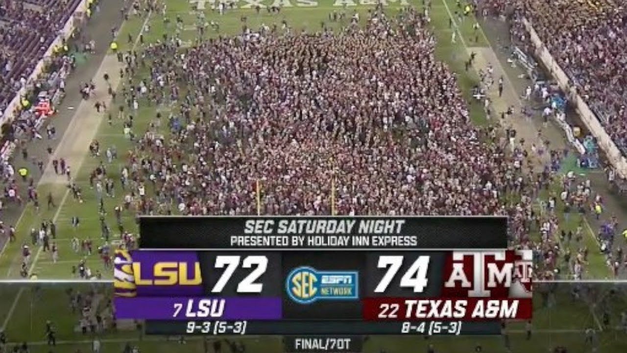 College football scores, games, updates: LSU stuns Alabama in OT ...