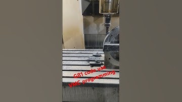G81 code use VMC programming #sitaram #vmc #cnc #machine