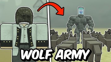 Beating Dead Rails with A MASSIVE Wolf Army..