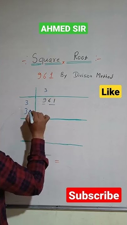Square Root Of 961 By Division Method shorts YouTube square-root-of-961-by-division-method-shorts-youtube