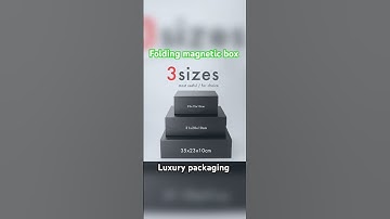 Luxury folding magnetic box packaging #foldingbox #giftbox   #paperbox #packagingfactory #gifts