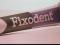 Vintage Old 1970's P&G Fixodent Denture Adhesive Cream Commercial