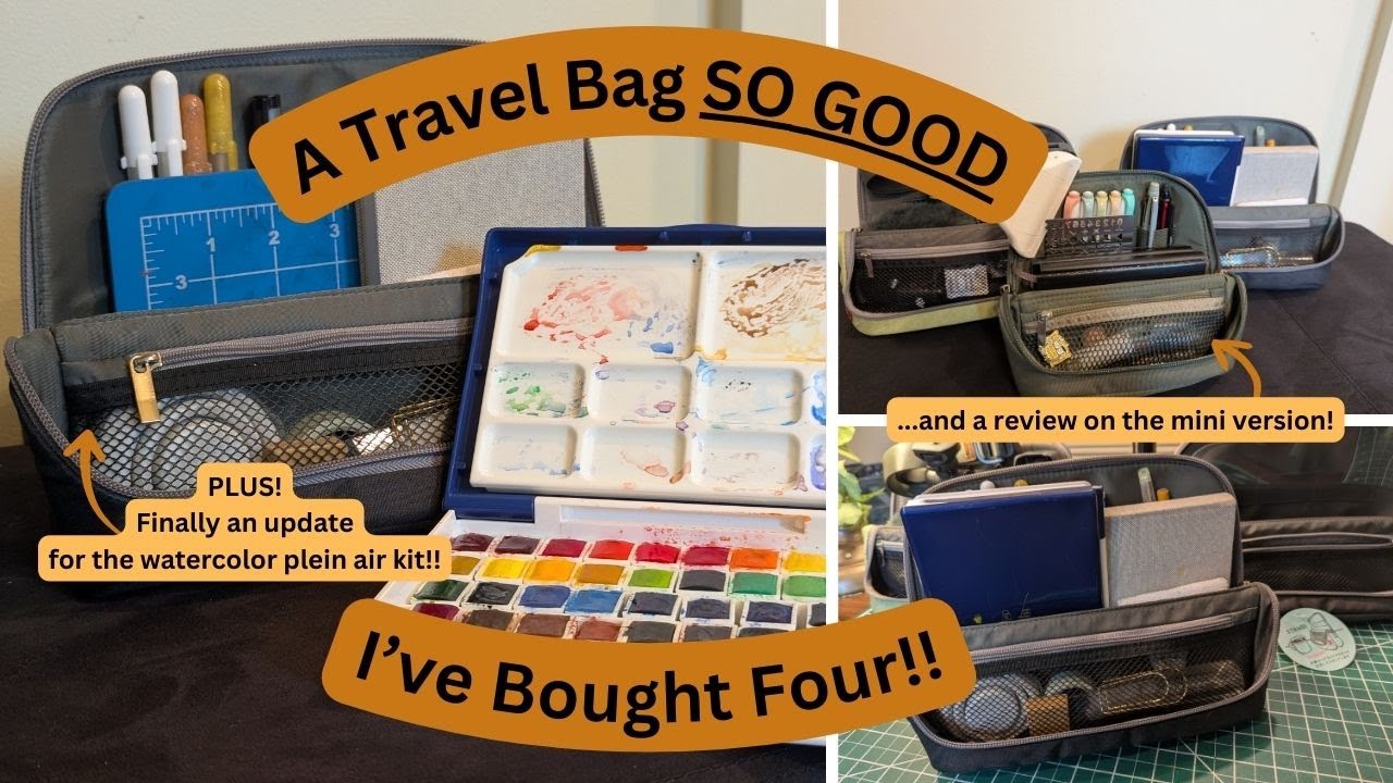 ЛУЧШАЯ дорожная сумка для художников-акварелистов + моя установка для пленэра