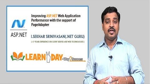 Improving ASP NET Web Application Performance using PageAdapter