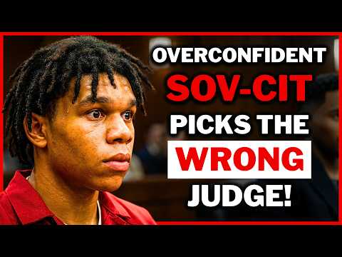Sovereign Citizen Challenges The Entire Court Until The Judge OBLITERATES Him