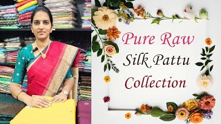 Pure Raw Silk Sarees|Narmadha Saree House #rawsilk #narmadha