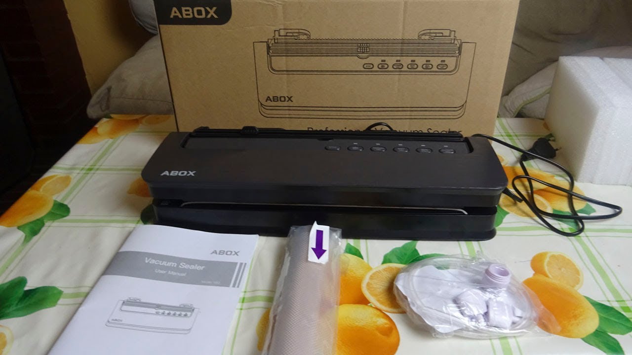 ENVASADORA DE VACÍO ABOX PROFESIONAL VACUUM SEALER V63 YouTube