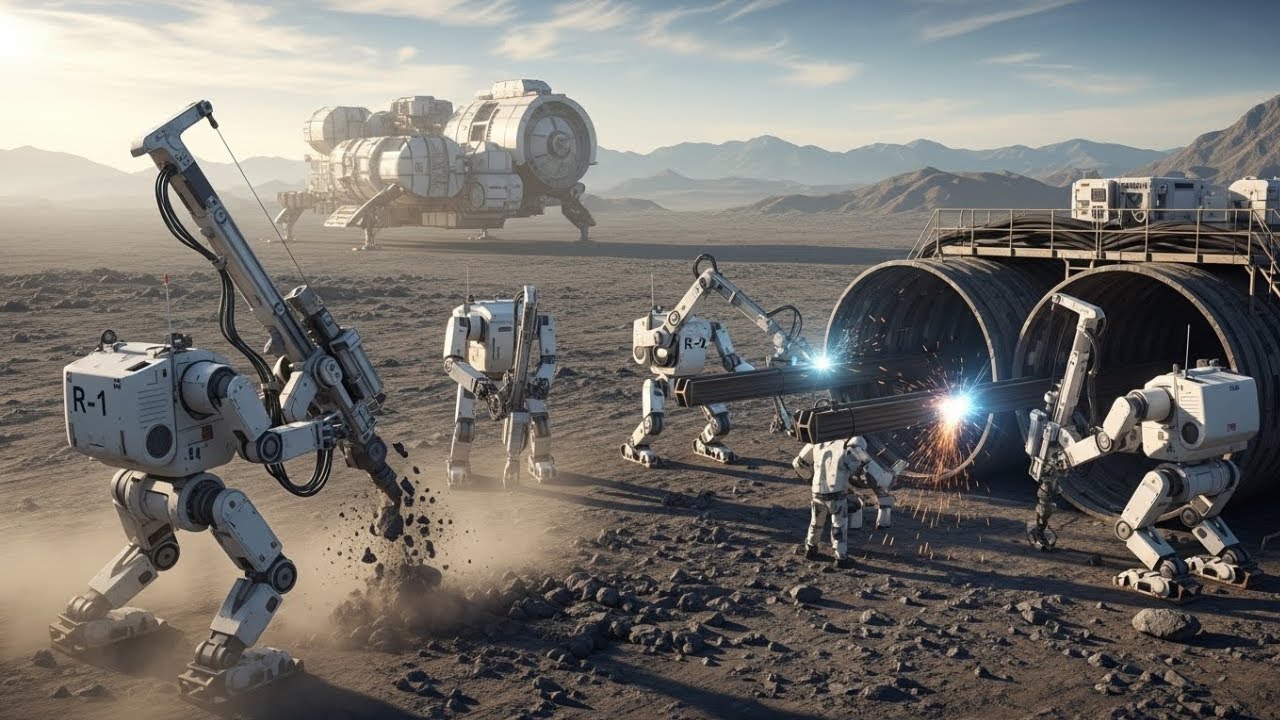 $10 Billion Spent to Build the First Underground Tunnel on Kepler 44-Xb | Mission Robots in Action