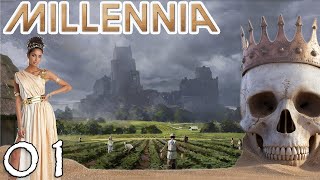 Let's Play Millennia Rome Gameplay Episode 1 The Stone Age | Paradox's New 4X Civilization Like Game