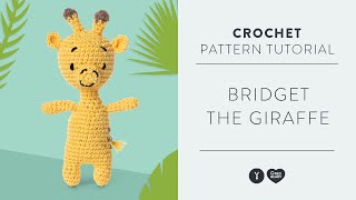 Red Heart Amigurumi How to Crochet Bridget the Giraffe