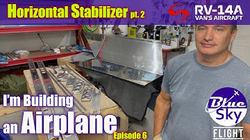 Horizontal Stabilizer pt2   Building a Vans RV 14 Airplane Ep6
