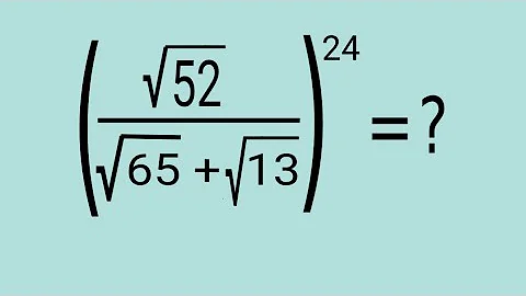 India l can you simplify this without calculator? l Easy and Tricky solution l olympiad math 