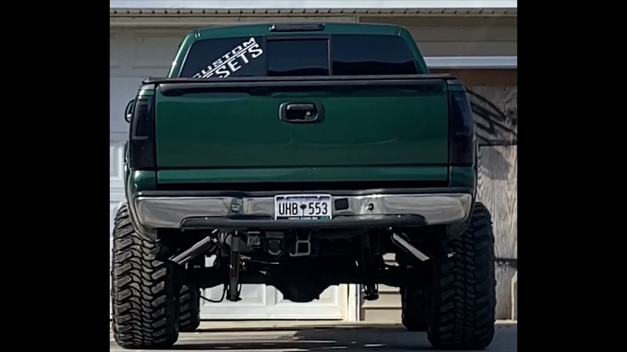 Chevy 5.3 true dual cat back straight pipe with high flow cats and 6x18