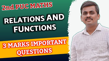 RELATIONS AND FUNCTIONS  3 MARKS FIX IMPORTANT QUESTIONS  FOR ANNUAL EXAM 2025