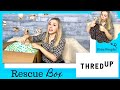 Trying out ThredUp's Rescue Box! I am SHOOK