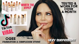 TIKTOK VIRAL - OGEE FOUNDATION & COMPLEXION STICKS REVIEW | WORTH THE HYPE? |