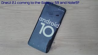 OneUI 2.1 coming to the Galaxy S9 and Note9? screenshot 2