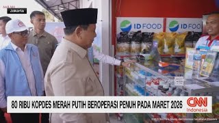 80 Ribu Kopdes Merah Putih Beroperasi Penuh pada Maret 2026