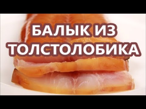 КОПЧЕНЫЙ БАЛЫК ИЗ ТОЛСТОЛОБА .