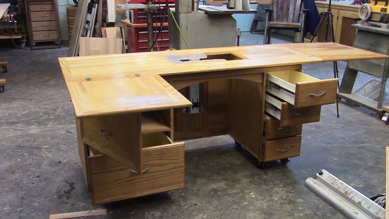 Building A Sewing Cabinet With Lift Part 2 Of 2 Mm 109 Youtube