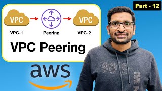 AWS VPC Peering - Step By Step Tutorial (Part-12) | #aws #vpc #devops #cloud #programming #coding