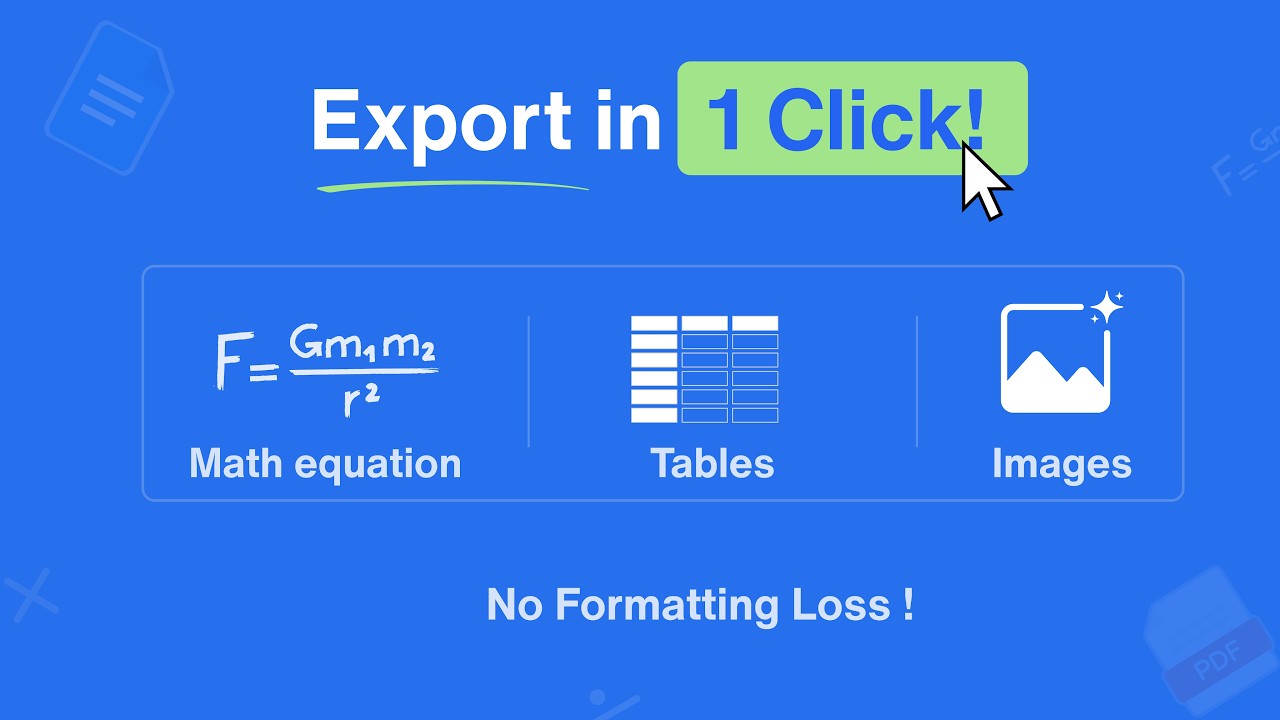 How to Export ChatGPT to Google Docs or PDF | 1 Click! - YouTube