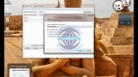 Installation of OpenCV 2.2.0 part 1
