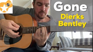 Gone | Dierks Bentley | Beginner Guitar Lesson