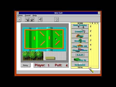 Twisted Mini Golf (PC Windows 3.x, 1995)