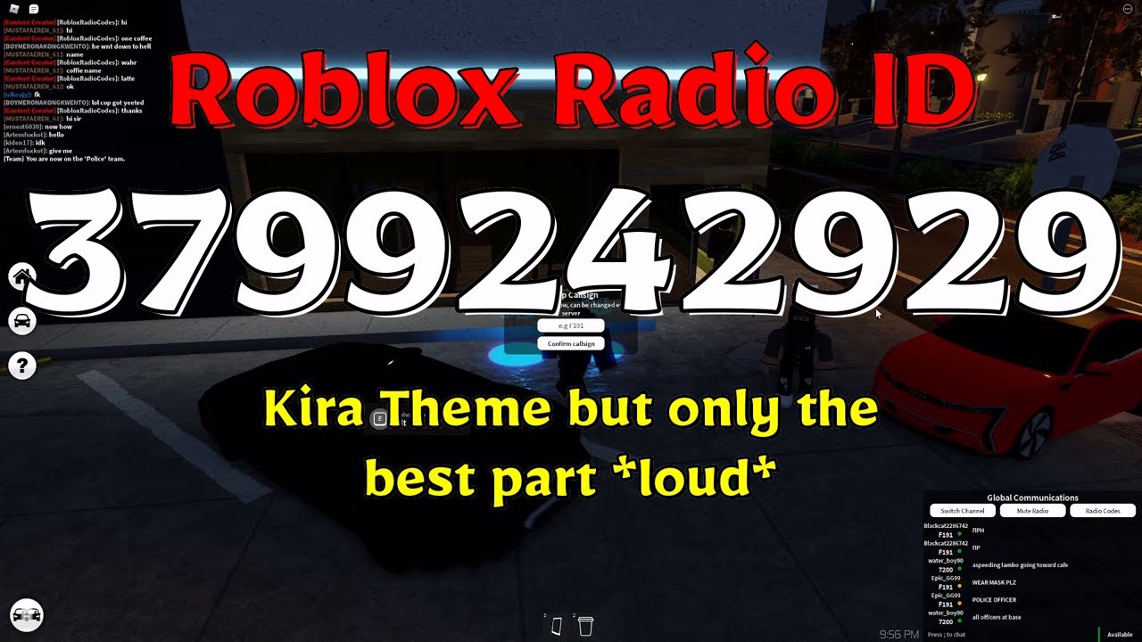 Kira Theme But Only The Best Part Loud Roblox ID YouTube 
