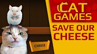CAT GAMES - Save our Cheese!!! (VIDEO FOR CATS TO WATCH) 2 HOURS 4K CAT GAMES - Save our Cheese!!! (VIDEO FOR CATS TO WATCH) 2 HOURS 4K