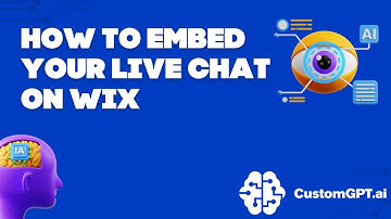How to Embed Your Live Chat on Wix - CustomGPT