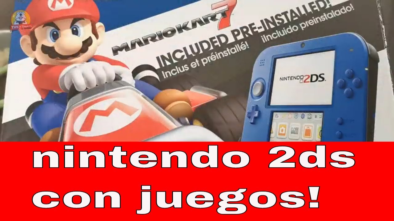 2DS Edicion Especial Mario Kart 7 con Juegos 😀📱 - YouTube