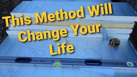 How to cut PIR INSULATION board Recticel, Celotex or Kingspan (CLEAN)