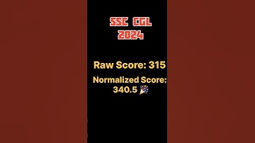 My SSC CGL 2024 Final Score #ssc #ssccgl #shorts #youtubeshorts #selection #finalresult #mains