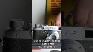 How to rewind film from FED 2