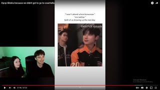 Reacting To Kpop tiktoks because we didn't get to go to coachella