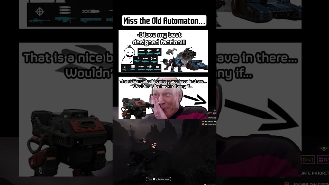 We miss the Old Automaton... //helldivers 2 meme// helldivers 2// automaton// war strider//