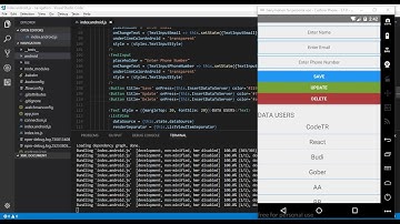 React Native CRUD with PHP Server (Final)