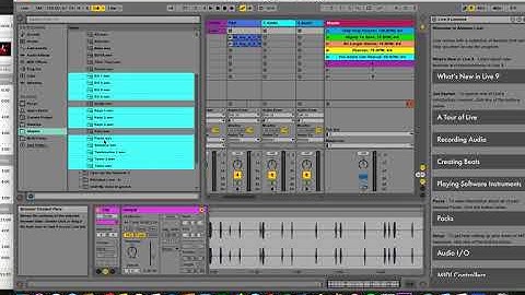 Making Ableton Live Sets in Arrangement View