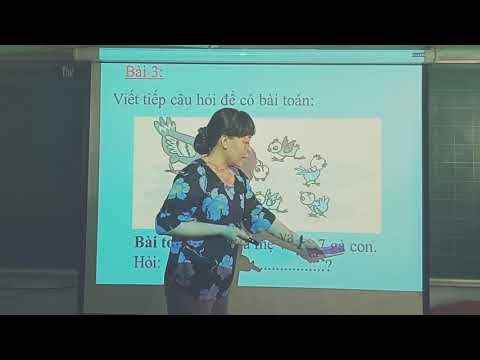 Toán 1 - Bài toán có lời văn