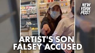 Video shows woman falsely accusing musician’s son of stealing her phone | New York Post