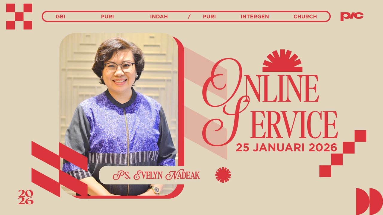 Ps. Evelyn Nadeak - Pemuridan Sejati // Online Service 25 Januari 2026