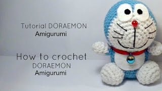 Tutorial DORAEMON amigurumi | HOW TO CROCHET DORAEMON Amigurumi