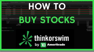 ThinkorSwim (TOS) Basics Tutorial: How To Buy Stocks for Beginners