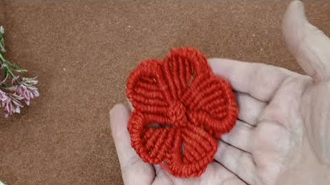 Macrame Flower Making Tutorial | Easy Step-by-Step Guide
