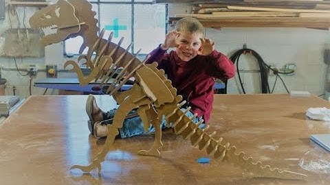 CNC, Dinosaur, T-Rex Puzzle, CNC4Newbie