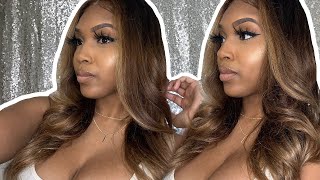 Perfect Ombre Hair | VERY DETAILED Black to Blonde♡ Asteria Hair 6*6 Lace Frontal WIG