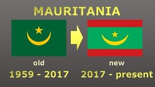 Top 25 most recent national flag changes