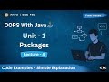 OOPS With Java Unit -1 | Lecture -4 (BCS - 403) | AKTU
